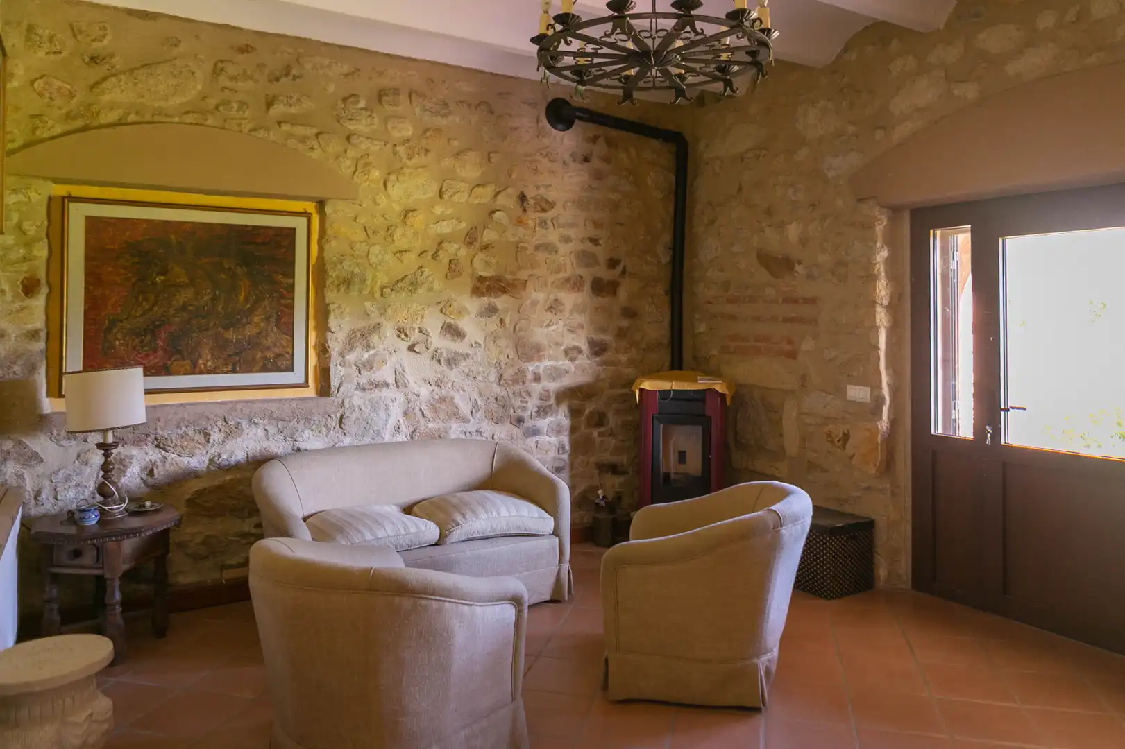 Sala de estar de Finca rústica en venta en Pals con Calefacción, Jardín privado y Terraza