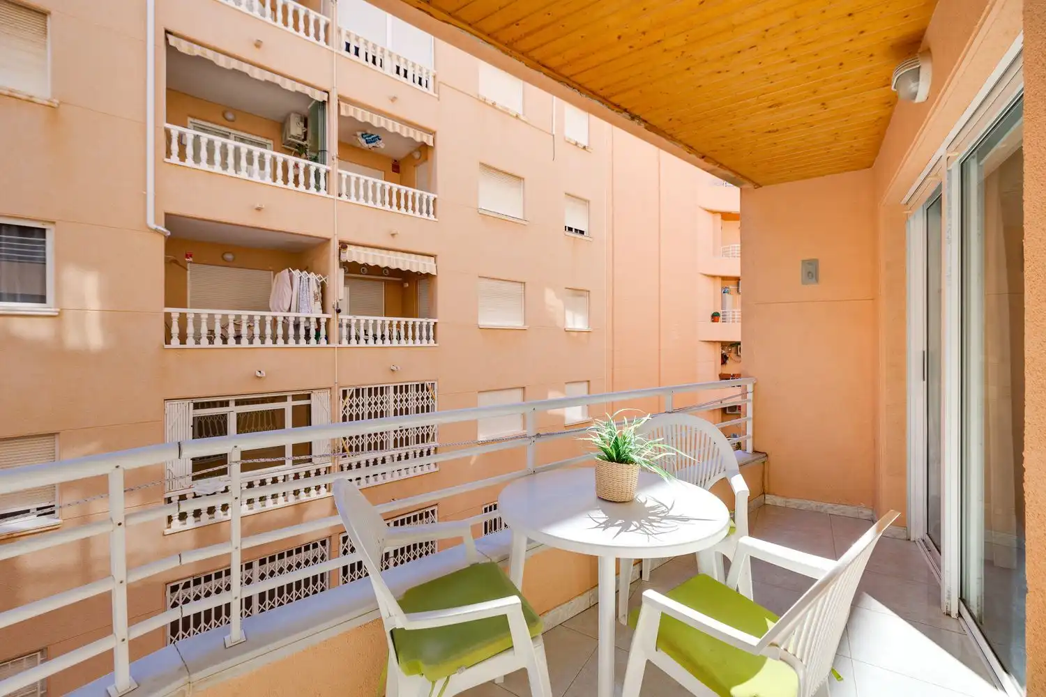 Balcony of Flat for sale in Torrevieja  with Air Conditioner, Terrace and Furnished