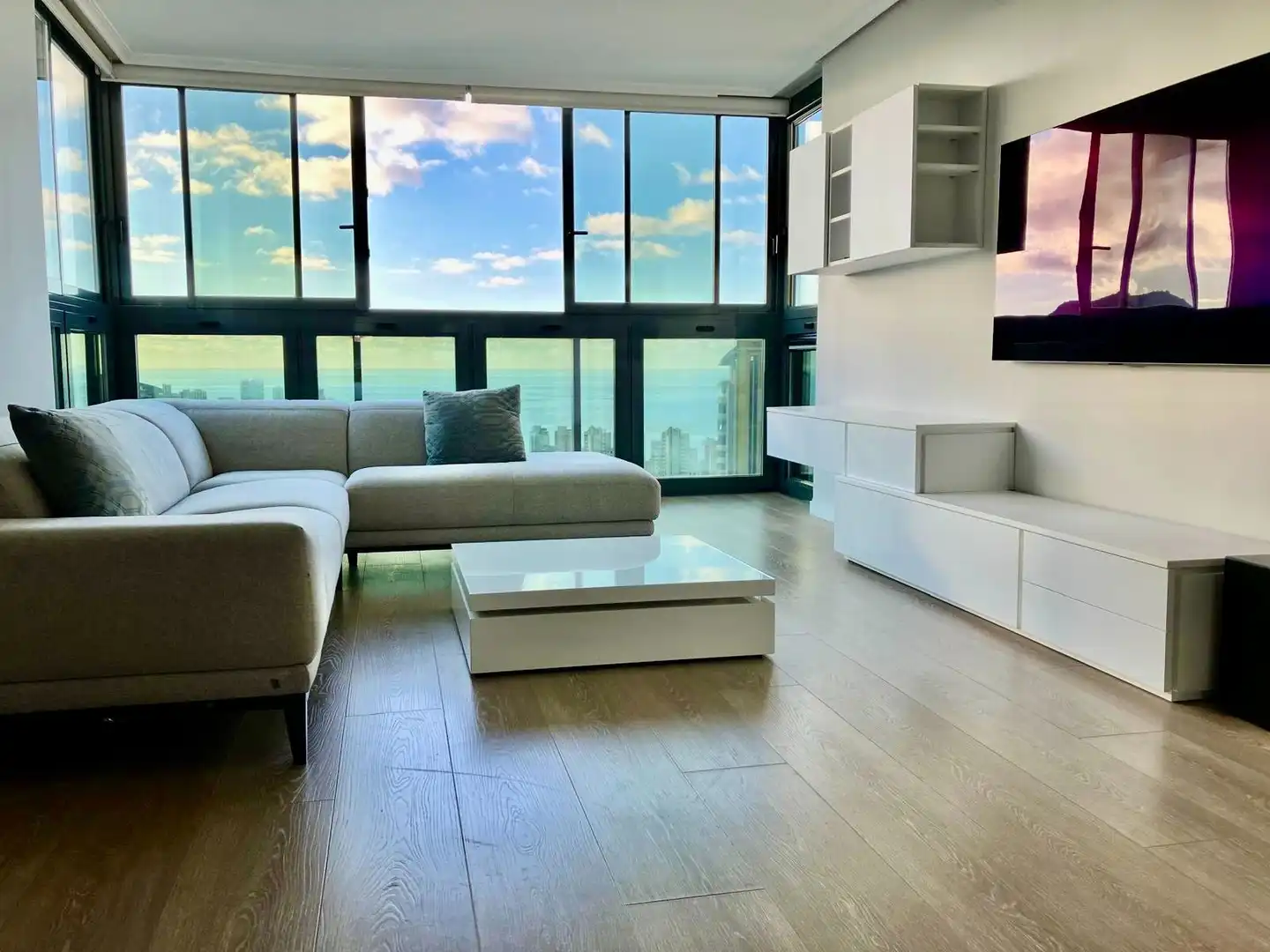 Living room of Attic for rent in Benidorm  with Community pool
