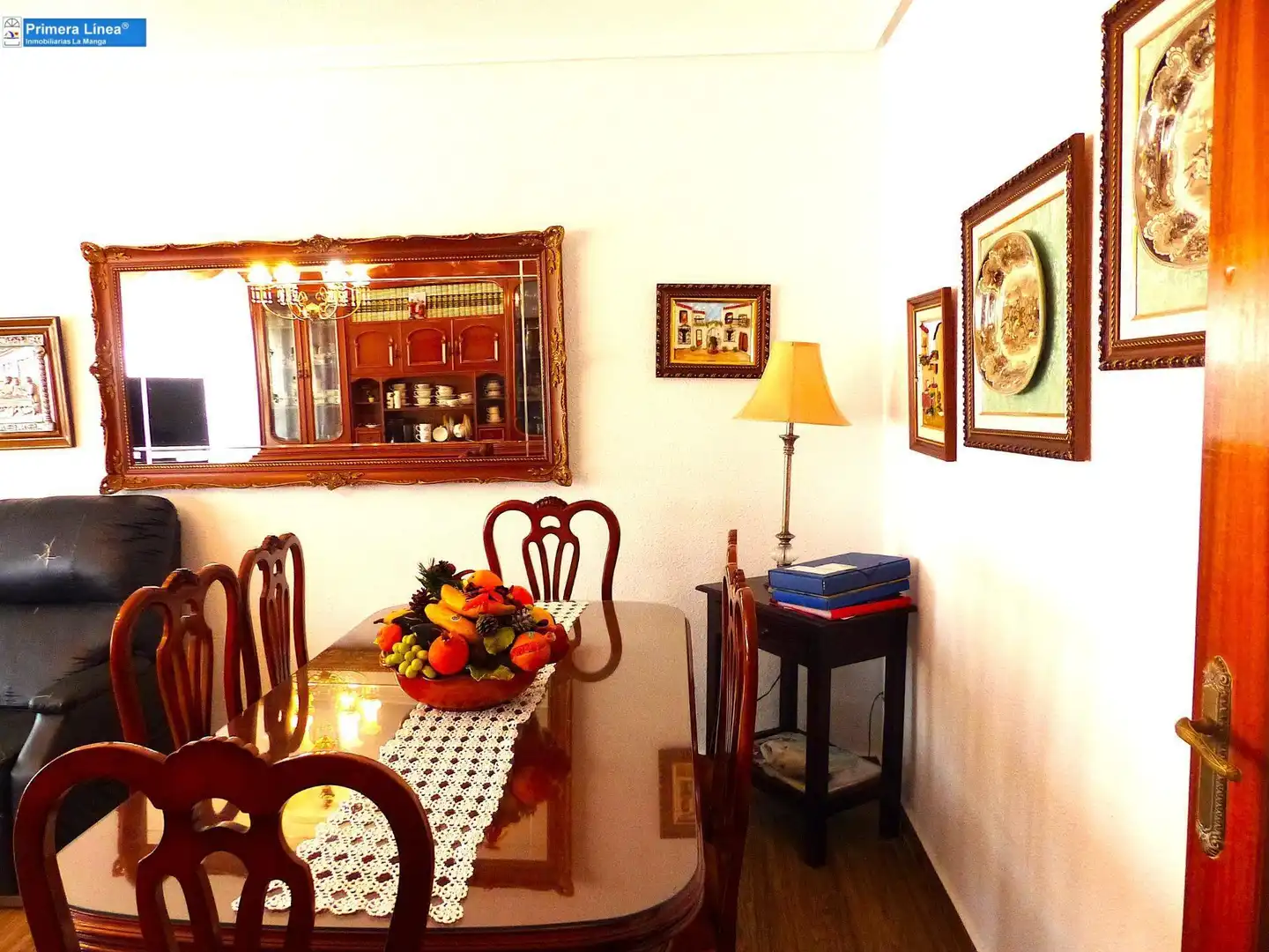 Menjador de Apartament en venda en Cartagena amb Aire condicionat, Moblat i Balcó