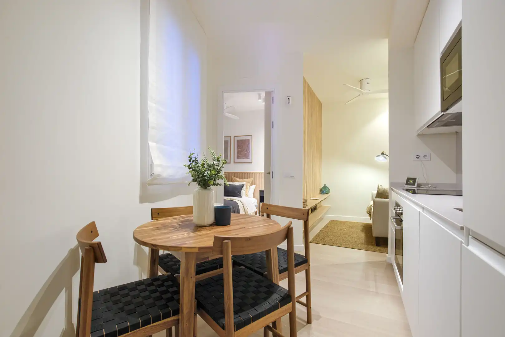 Dining room of Flat for rent in Madrid  with Heating and Balcony