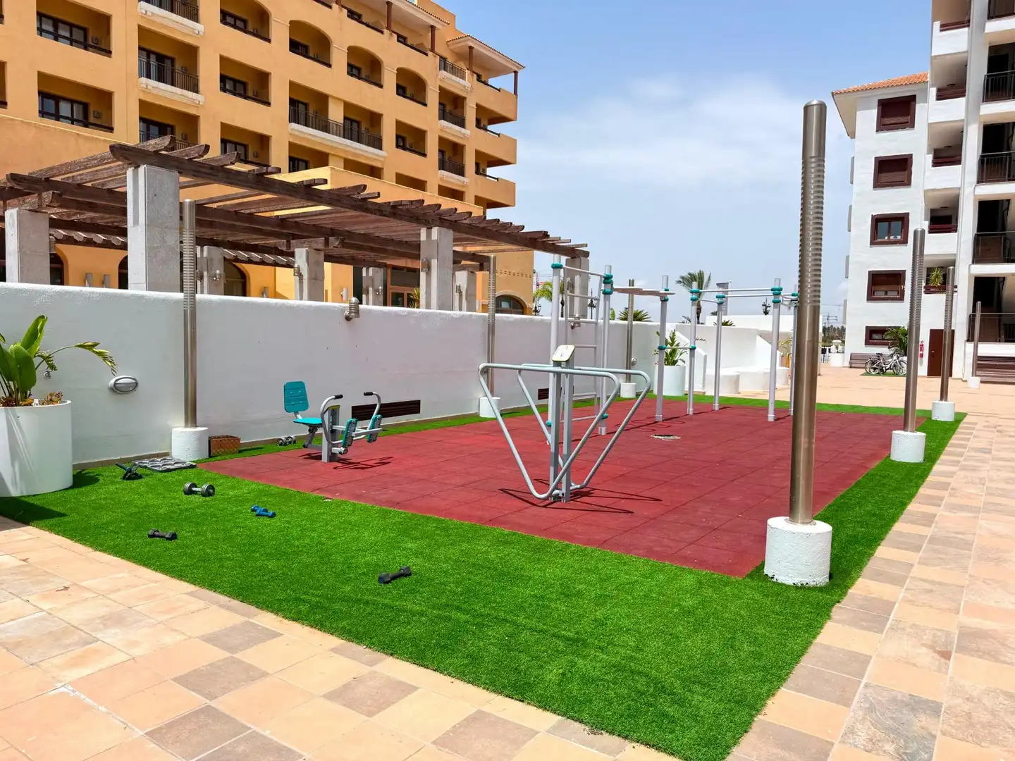 Terrasse von Wohnung zur Miete in Los Alcázares mit Klimaanlage, Terrasse und Gemeinschaftspool