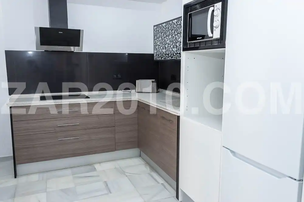 Cocina de Apartamento en venta en Garrucha con Aire acondicionado, Terraza y Amueblado