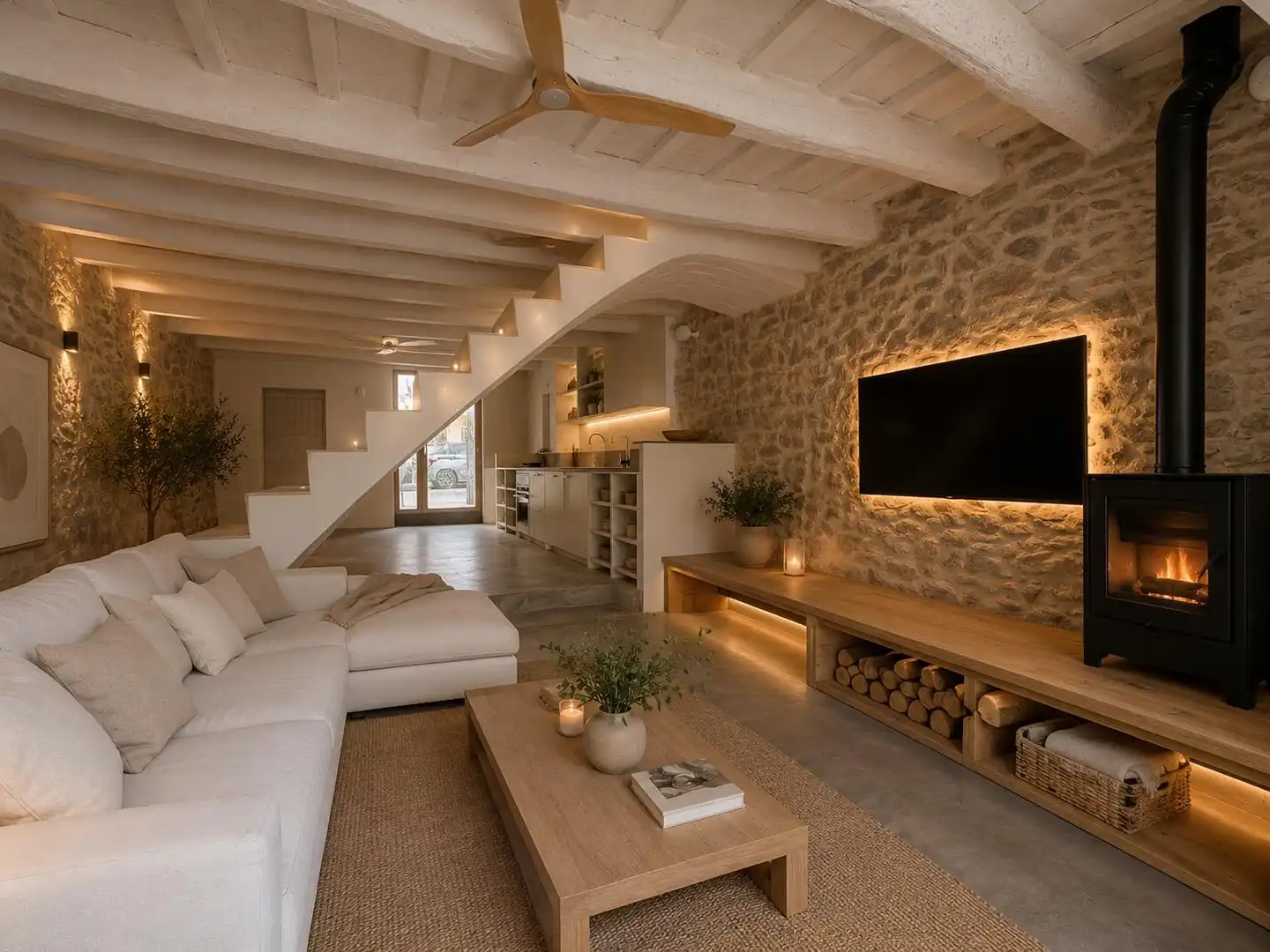 Sala de estar de Casa o chalet en venta en Sant Pere de Ribes con Calefacción, Jardín privado y Terraza