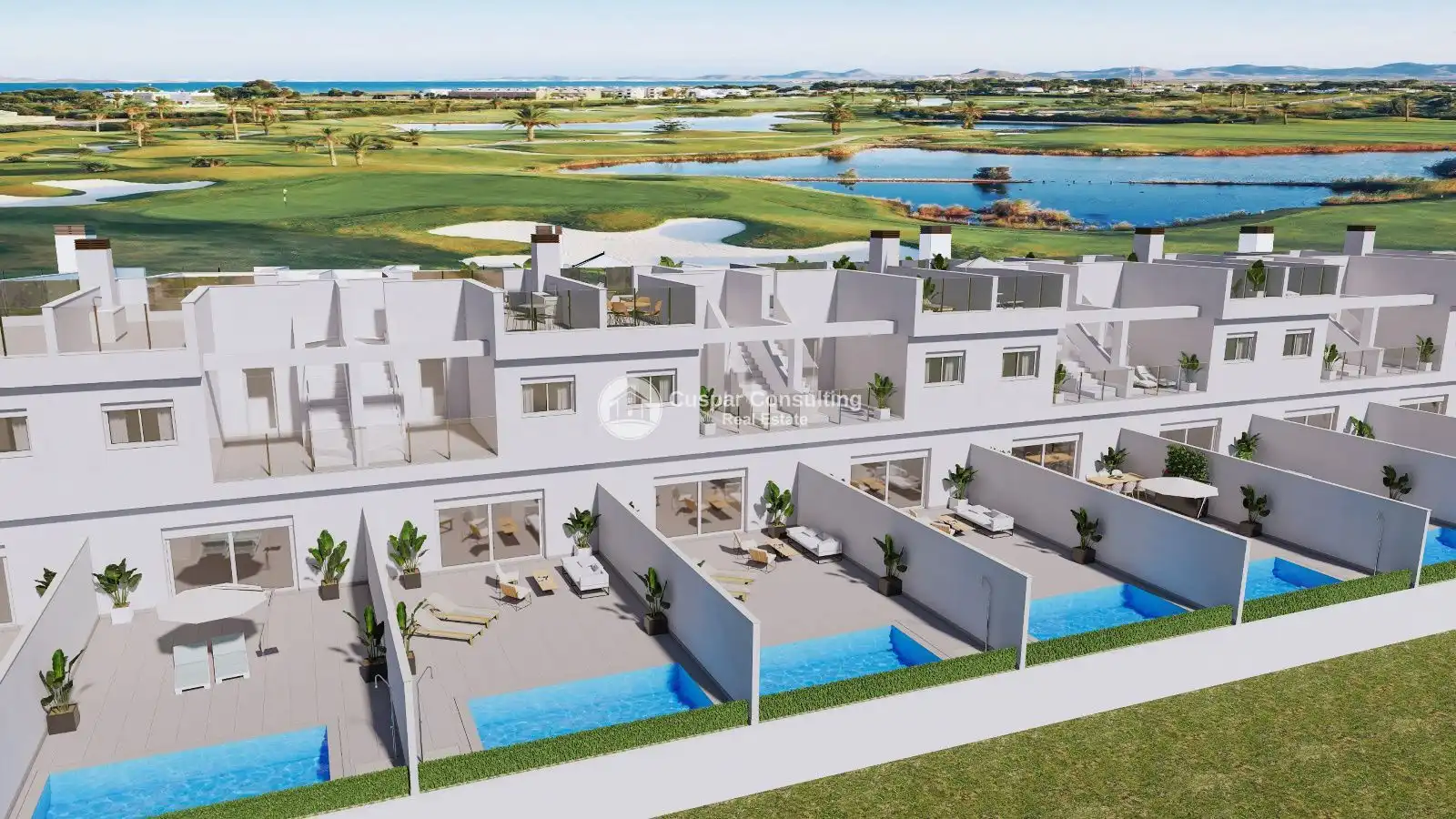 Vista exterior de Dúplex en venta en Los Alcázares con Aire acondicionado, Calefacción y Terraza
