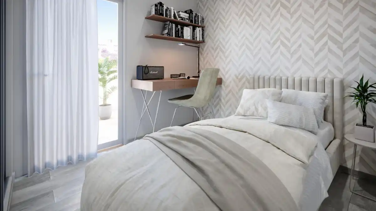 Dormitori de Apartament en venda en Benalmádena amb Aire condicionat, Terrassa i Traster