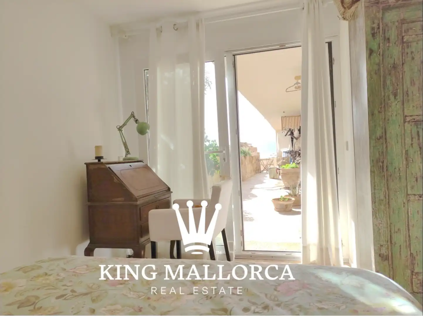 Schlafzimmer von Wohnungen zur Miete in Calvià mit Klimaanlage, Heizung und Terrasse