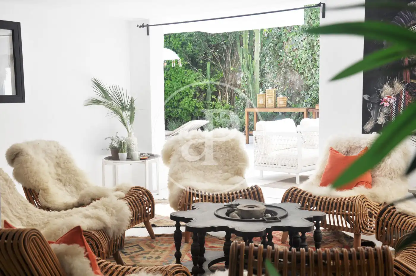 Living room of Houses for rent in  Palma de Mallorca  with Air Conditioner, Heating and Private garden