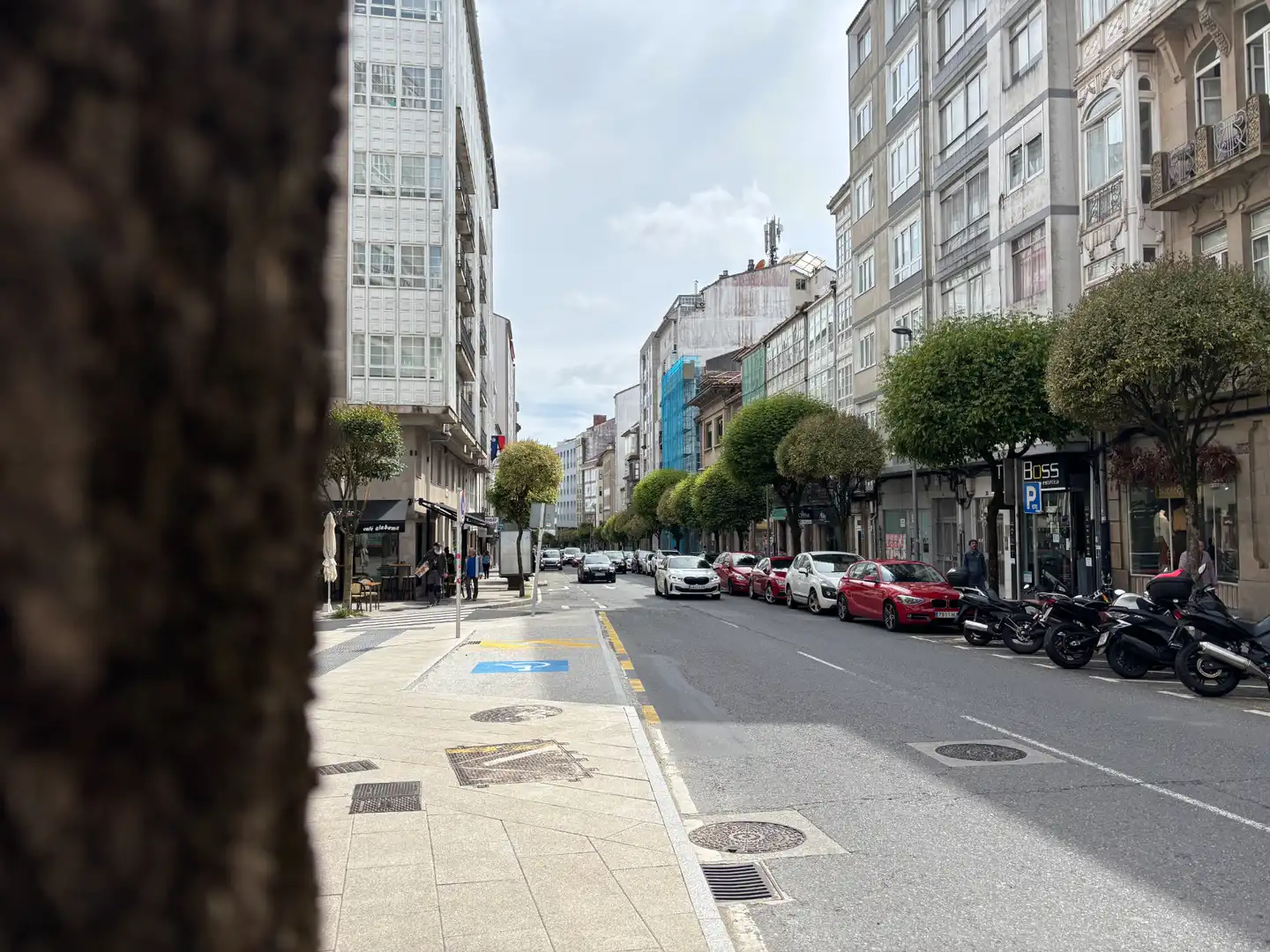 Außenansicht von Wohnung zur Miete in Santiago de Compostela  mit Heizung, Möbliert und Balkon