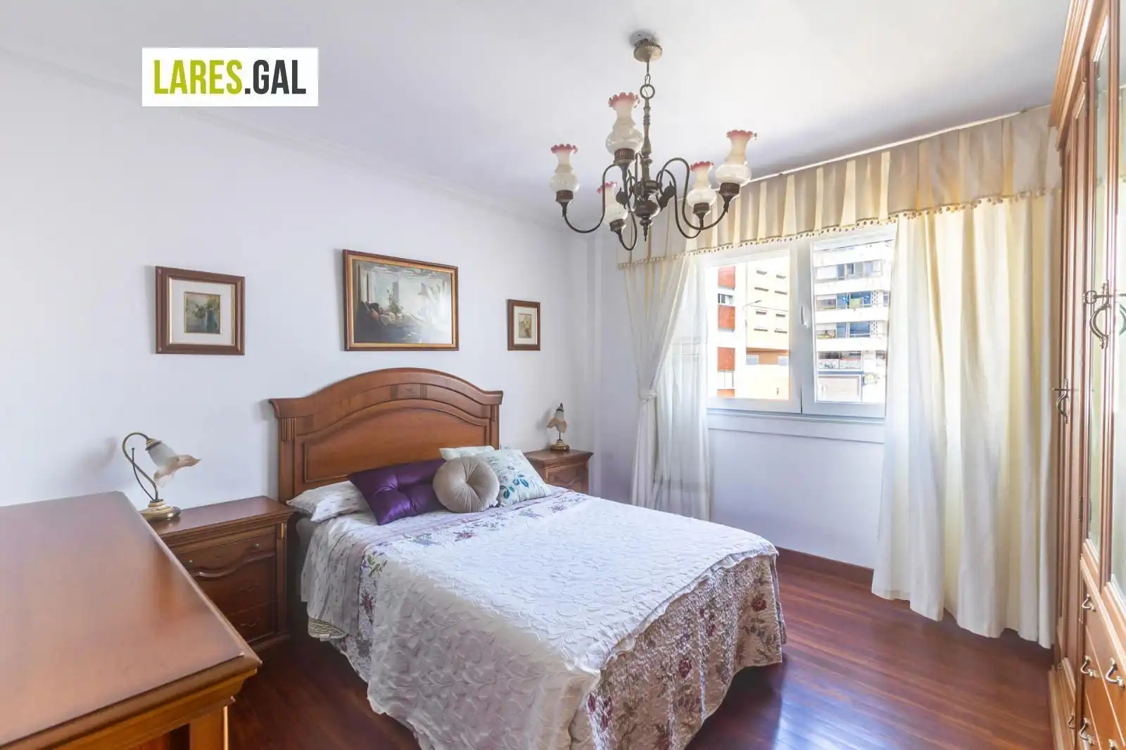 Schlafzimmer von Wohnung zum Verkauf in Cangas  mit Heizung und Terrasse