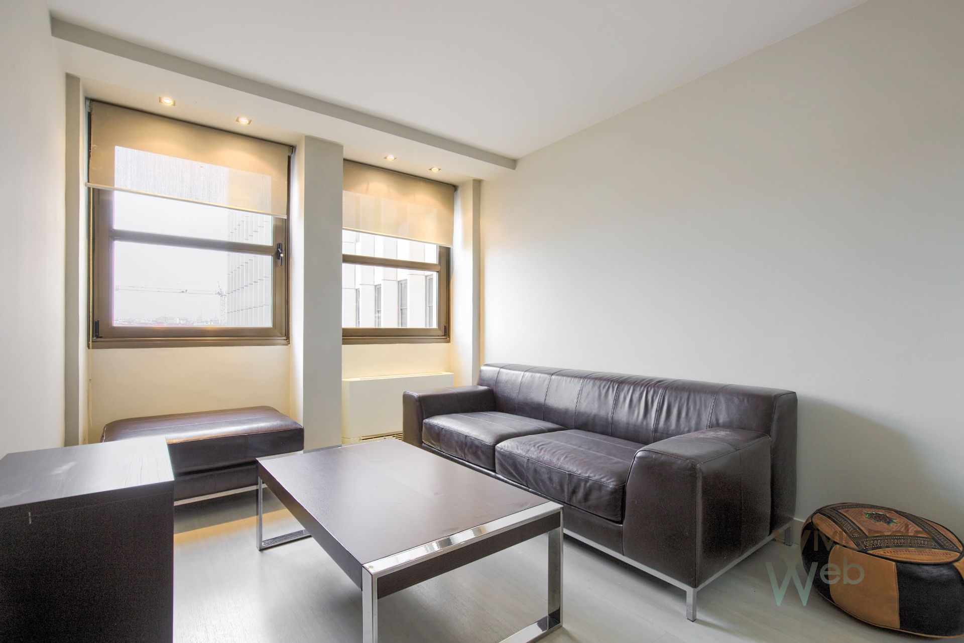 Sala d'estar de Pis de lloguer en  Madrid Capital amb Aire condicionat, Calefacció i Moblat