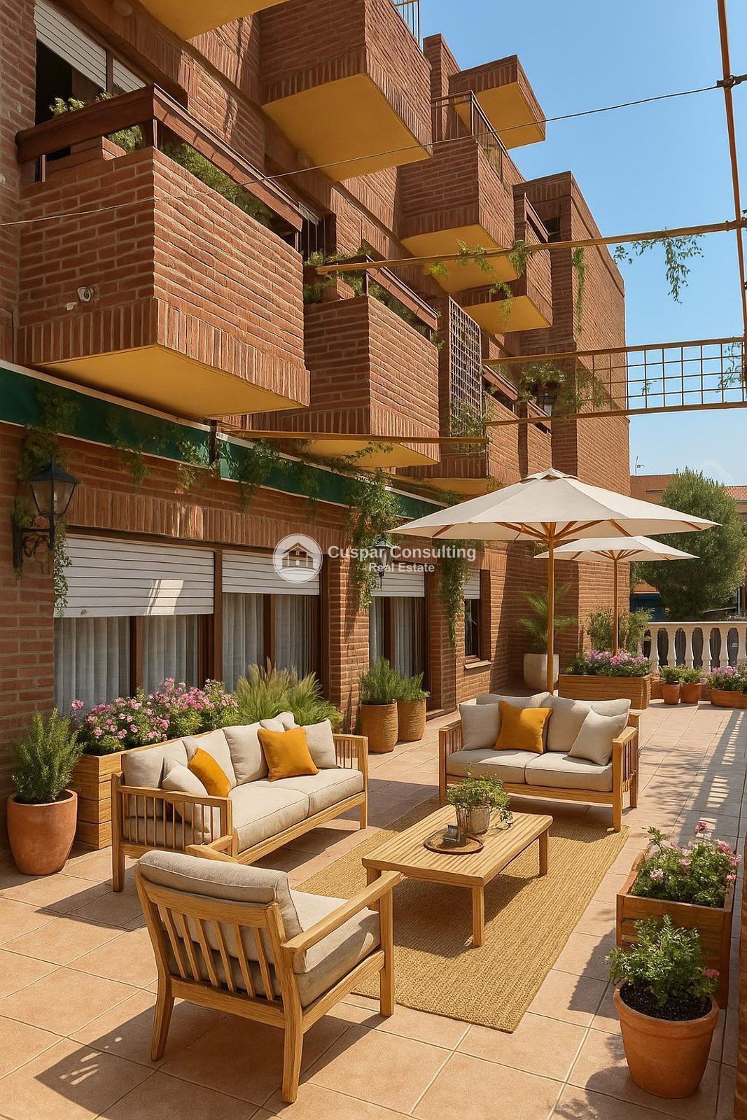 Terrace of Apartment for sale in Cartagena  with Heating, Terrace and Swimming Pool