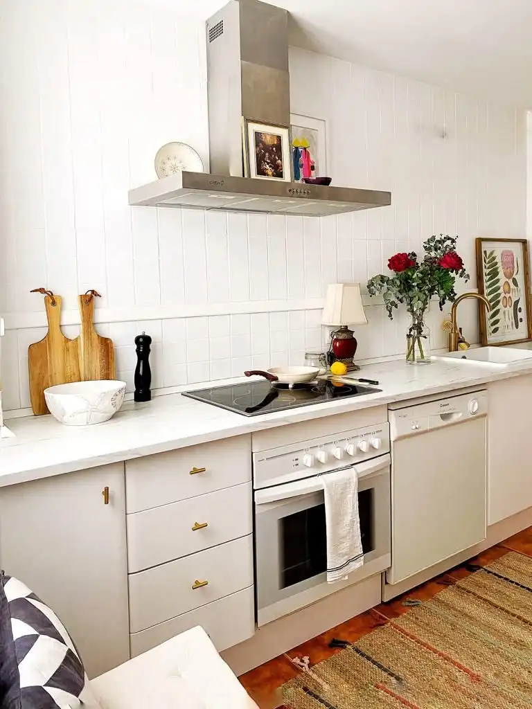 Cocina de Apartamento de alquiler en Rota con Terraza, Amueblado y Horno