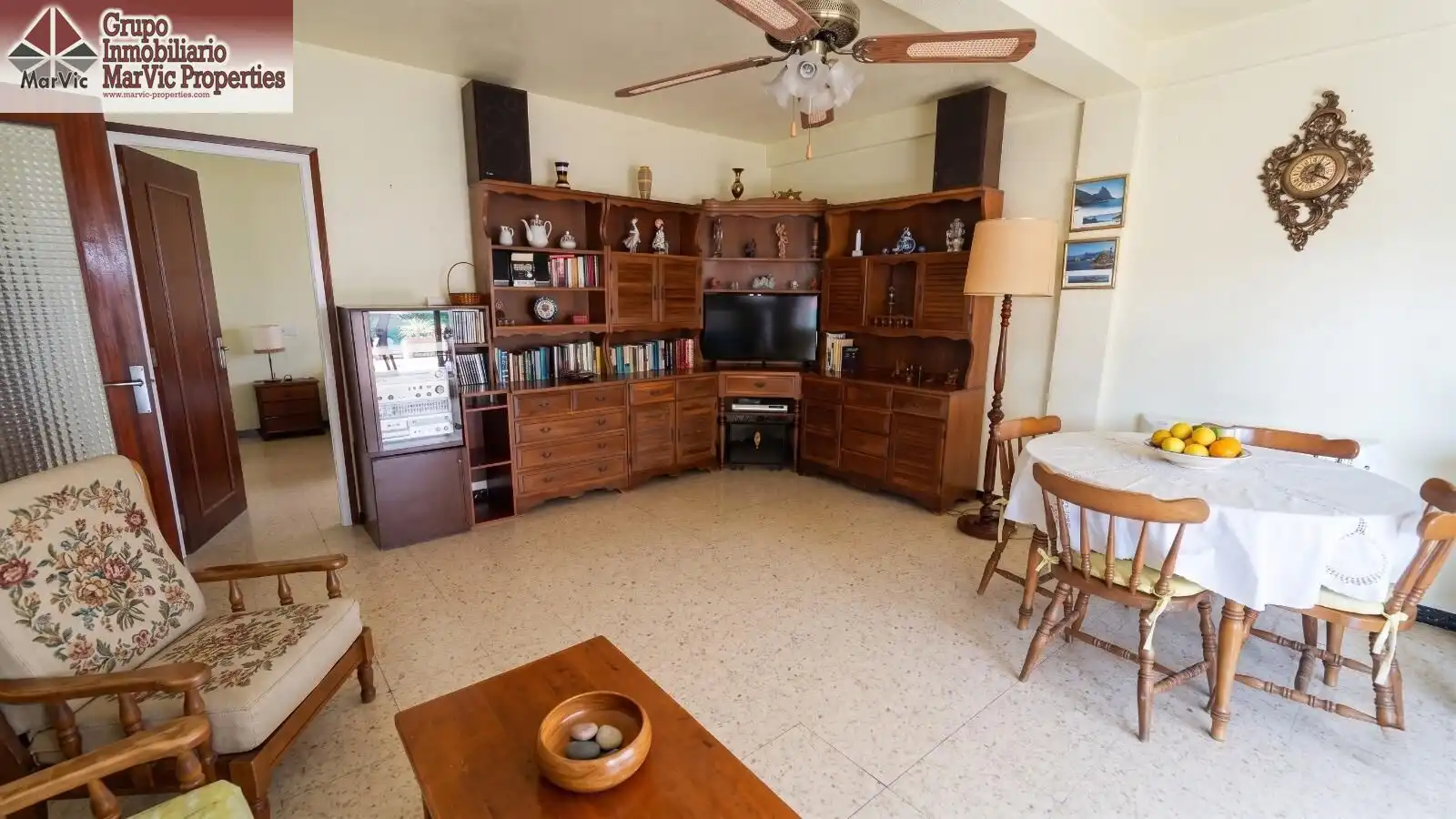 Sala de estar de Ático en venta en Benidorm con Terraza y Amueblado