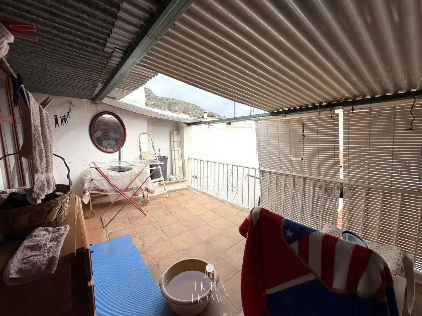 Terrassa de Casa adosada en venda en Pizarra amb Traster, Piscina i Moblat