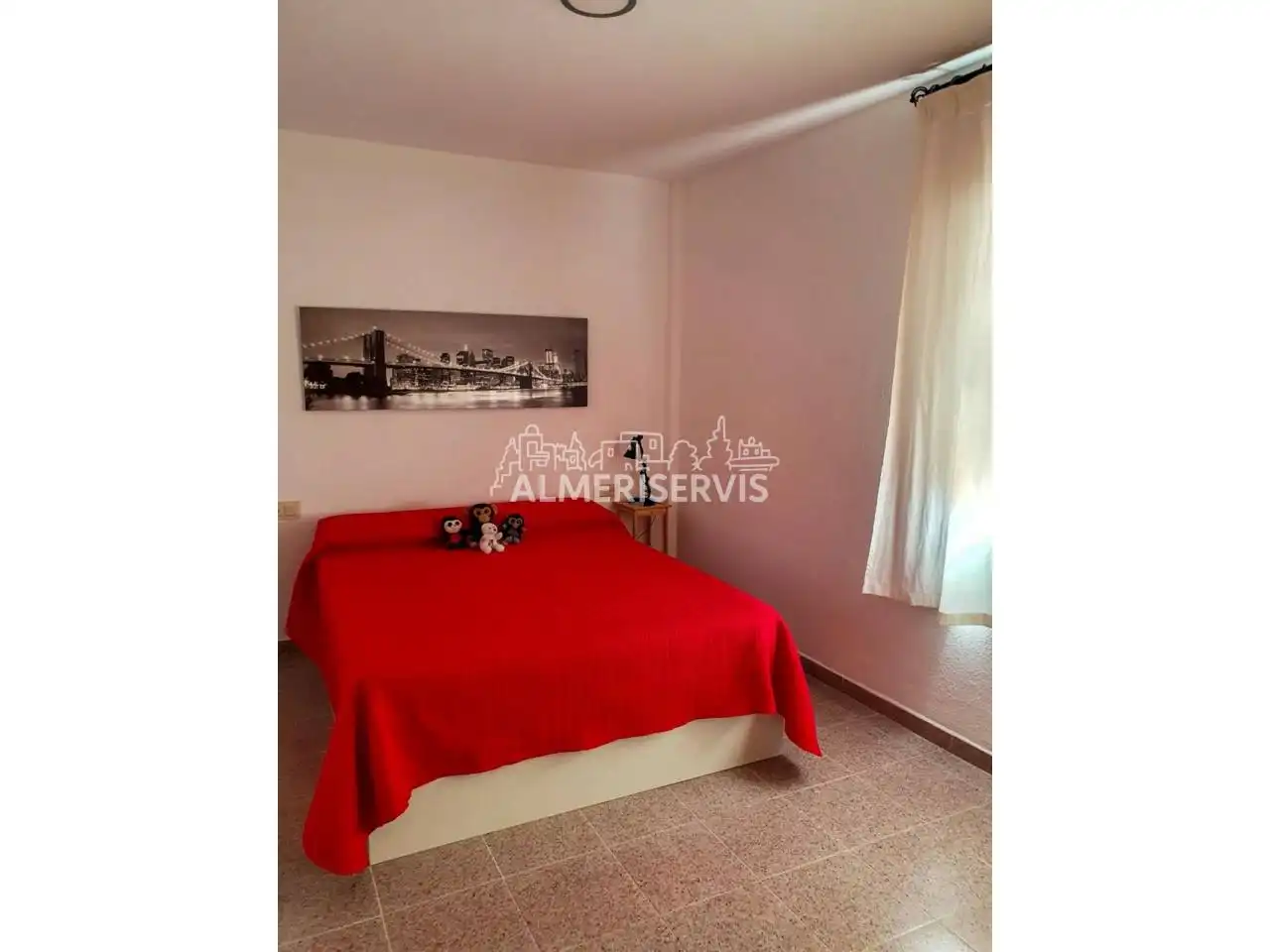 Schlafzimmer von Wohnung zum Verkauf in Roquetas de Mar mit Klimaanlage, Abstellraum und Möbliert