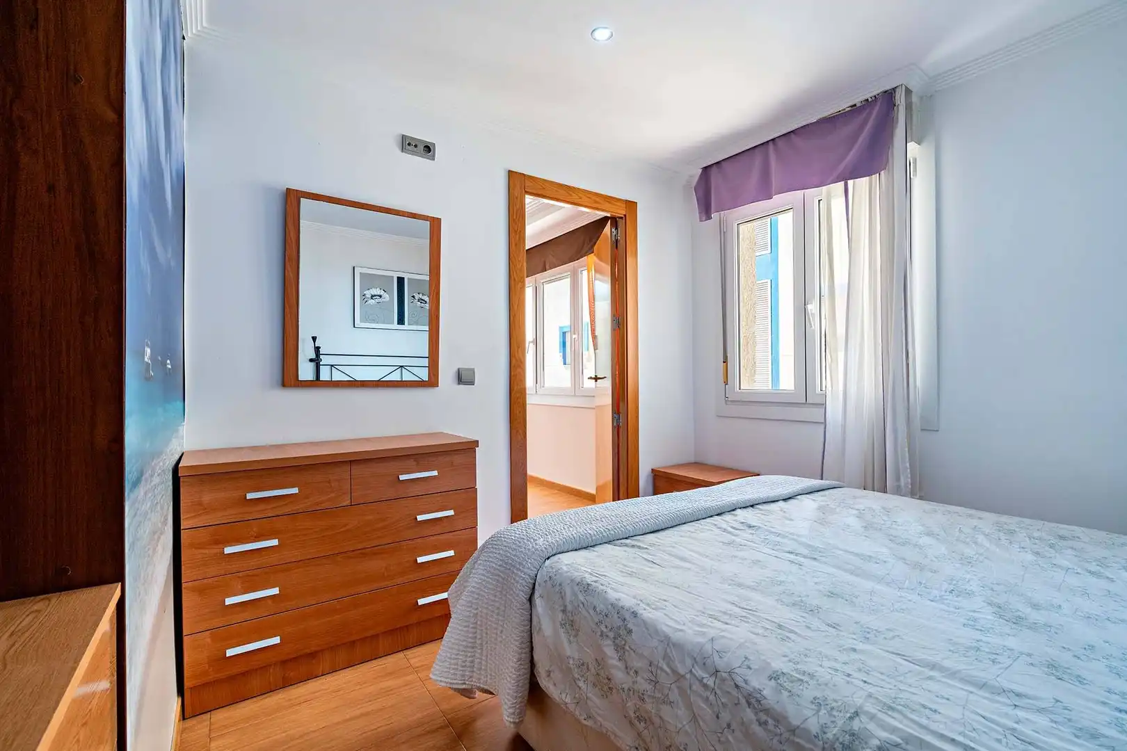 Bedroom of Flat for sale in Roquetas de Mar  with Air Conditioner, Terrace and Furnished