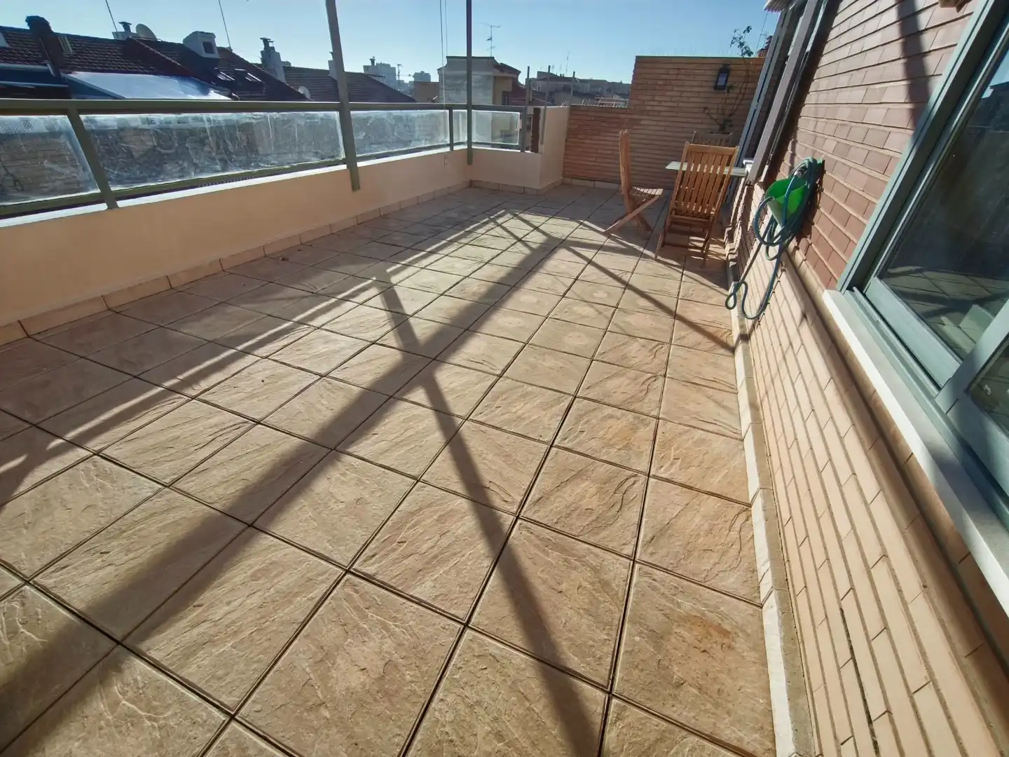 Terrasse von Dachboden zur Miete in Feria