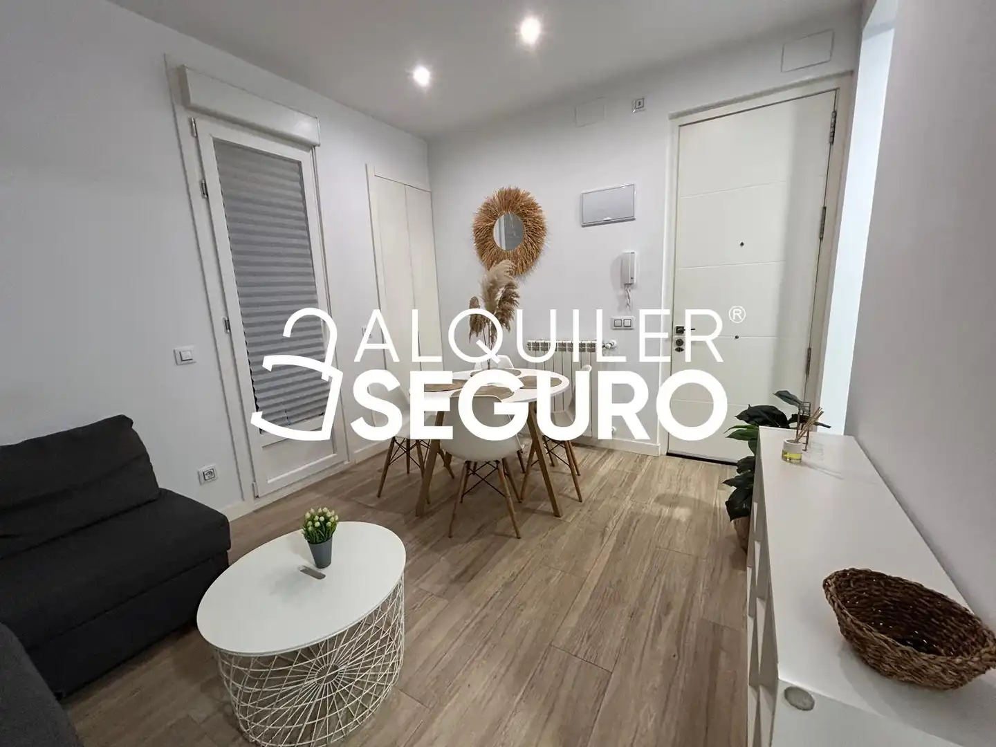 Wohnzimmer von Wohnung zur Miete in Madrid mit Heizung, Terrasse und Möbliert