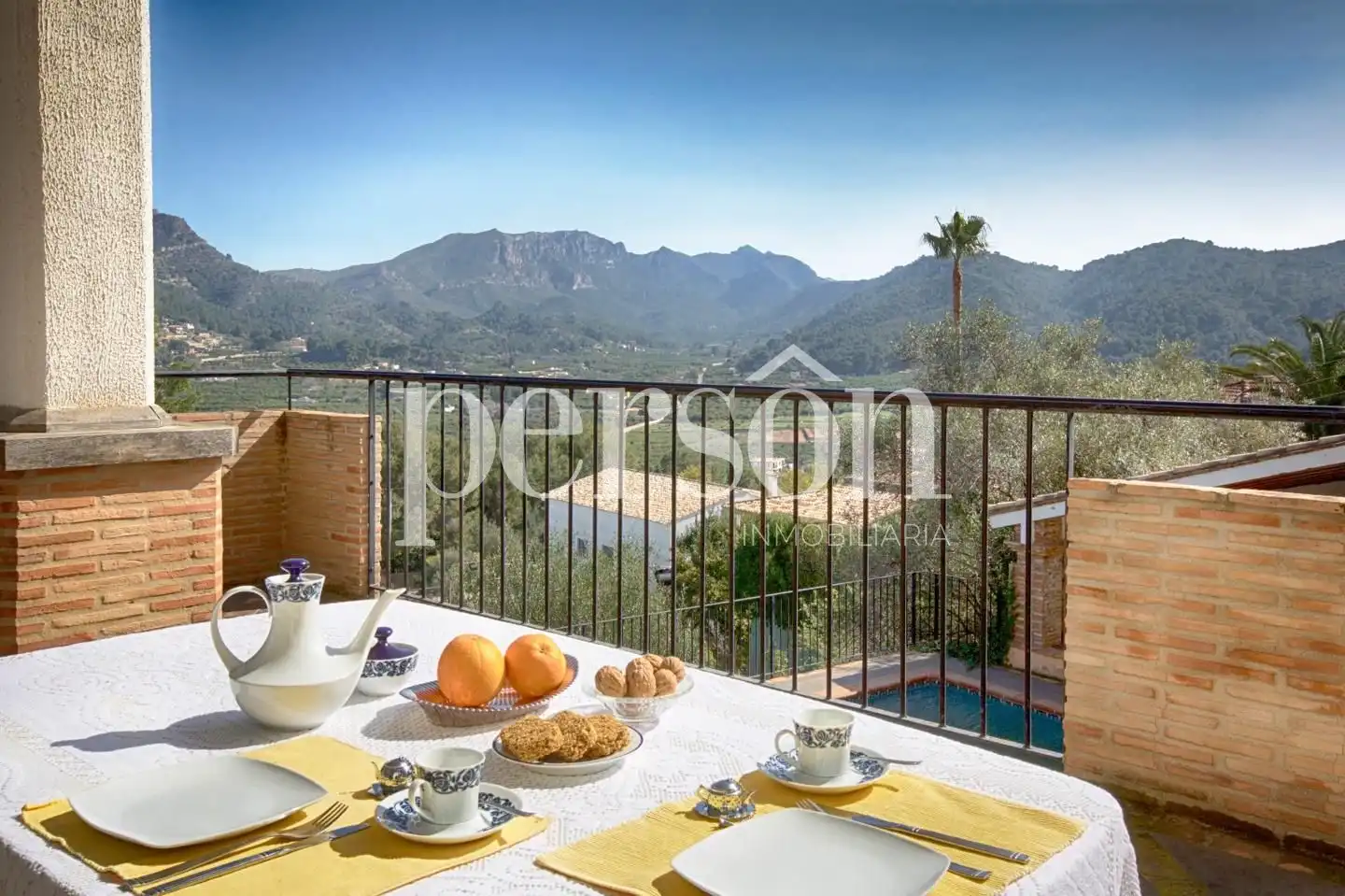 Terraza de Casa o chalet en venta en Alzira con Jardín privado, Terraza y Piscina