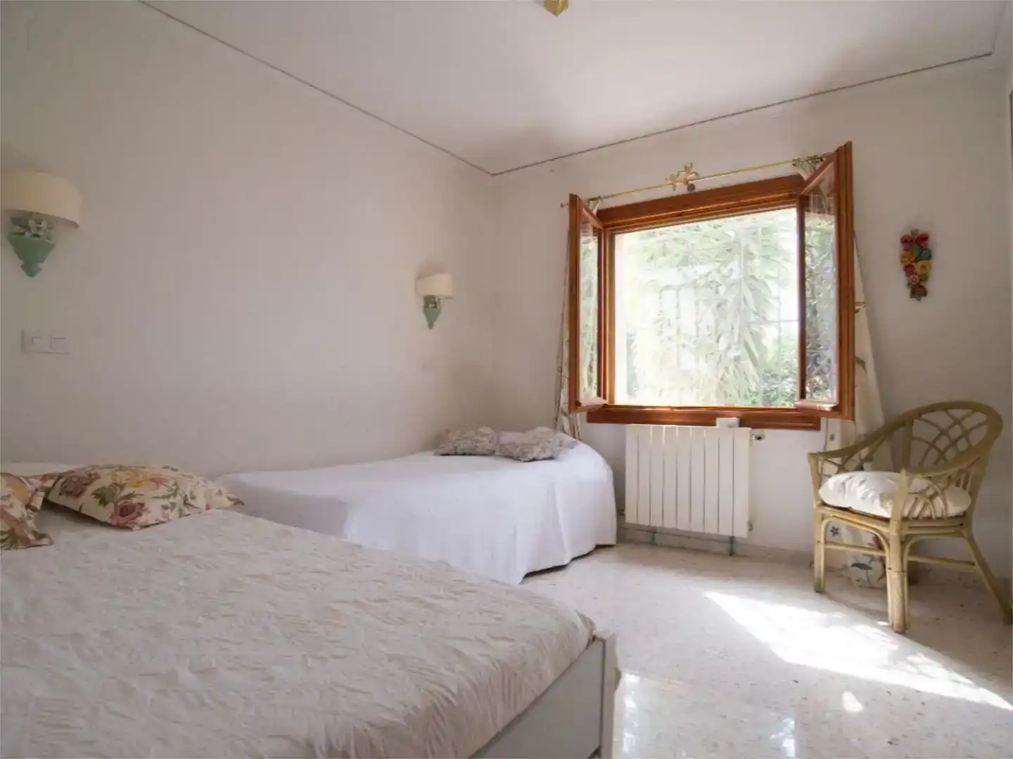 Schlafzimmer von Wohnung zur Miete in Dénia mit Klimaanlage, Privatgarten und Schwimmbad
