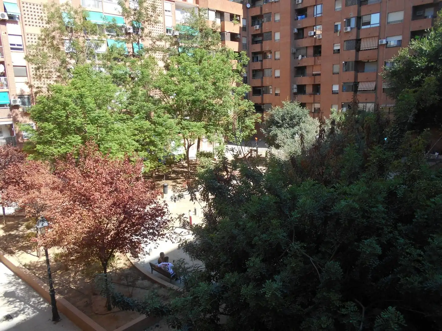 Garden of Flat for rent in Valencia  with Air Conditioner, Heating and Terrace