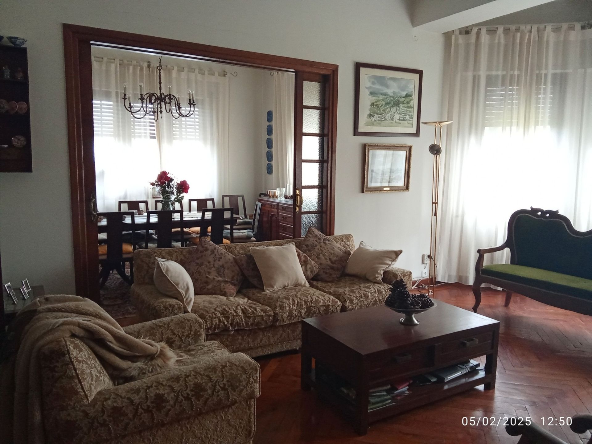 Living room of Single-family semi-detached for sale in Torrelavega   with Heating, Private garden and Parquet flooring