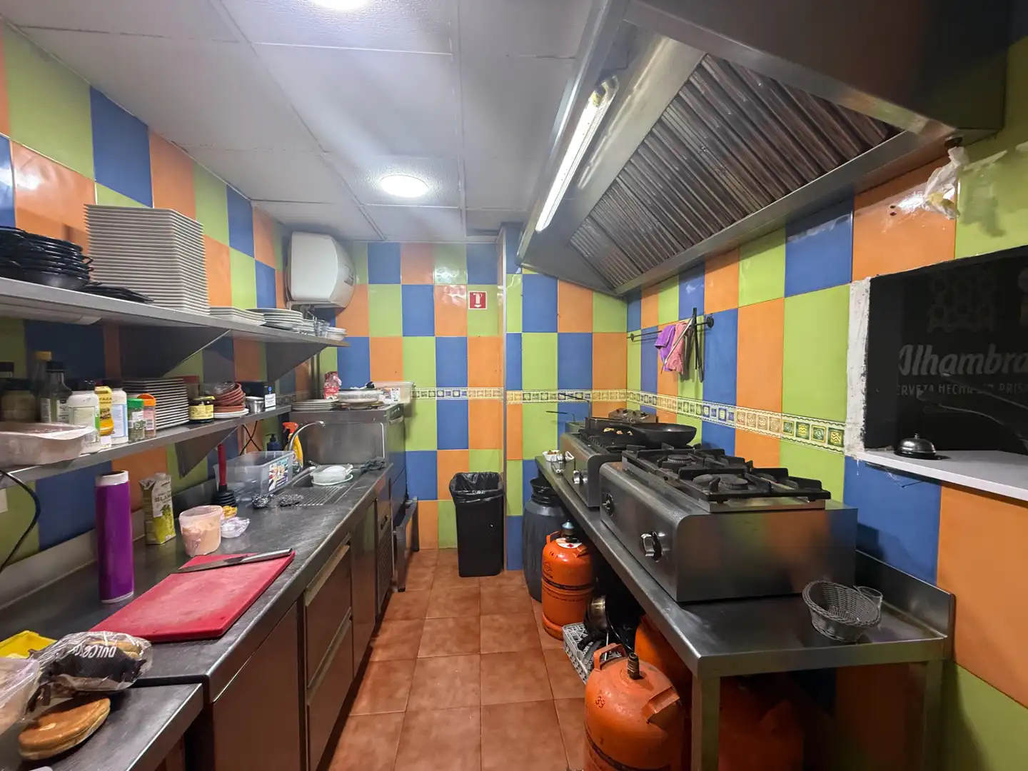 Cocina de Local en traspaso en Granada con Aire acondicionado, Parquet y Terraza