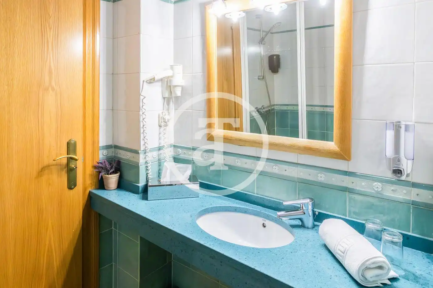 Baño de Piso de alquiler en Madrid con Aire acondicionado, Calefacción y Amueblado