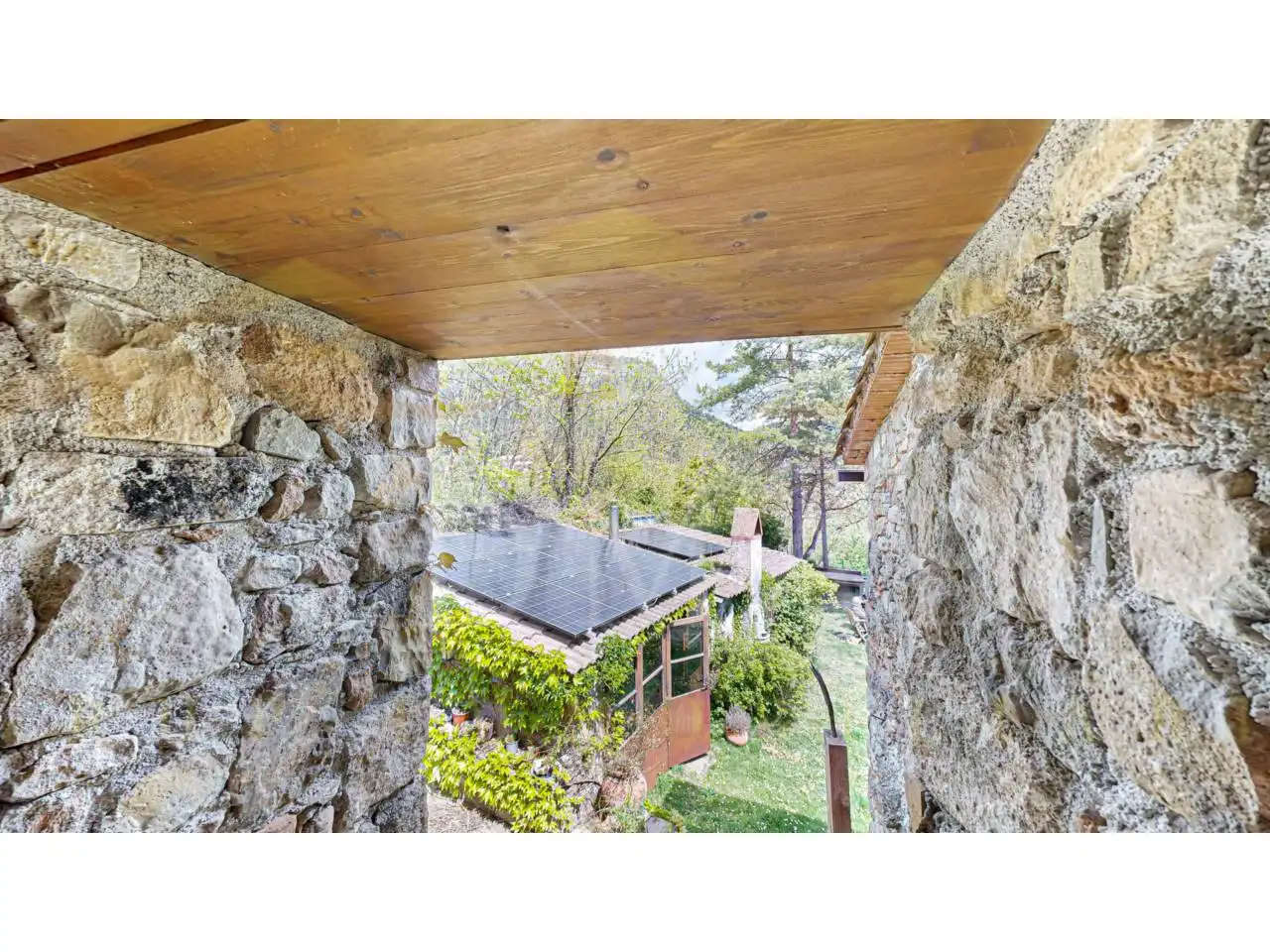 Terraza de Finca rústica en venta en Sant Jaume de Frontanyà con Calefacción y Jardín privado