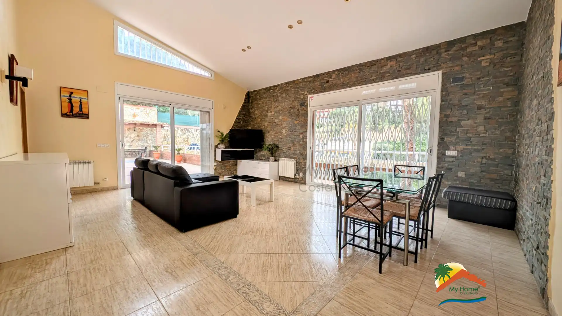 Living room of Houses for sale in Lloret de Mar  with Heating, Private garden and Terrace