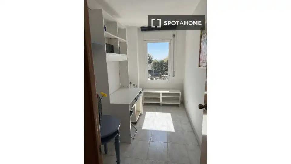 Schlafzimmer von Wohnungen zur untervermieten in Vilassar de Mar mit Klimaanlage, Terrasse und Möbliert