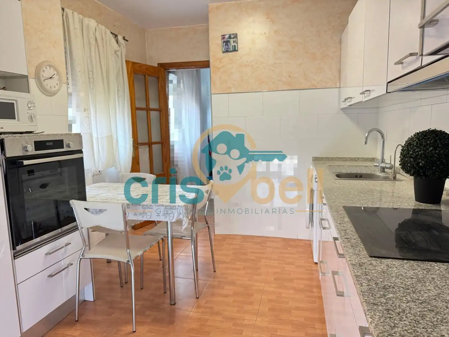 Cocina de Apartamento en venta en Lorca con Aire acondicionado, Parquet y Amueblado