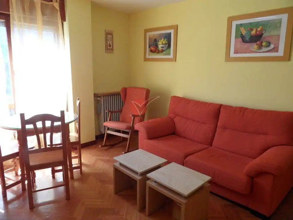 Sala d'estar de Pis de lloguer en Cuenca amb Calefacció i Moblat