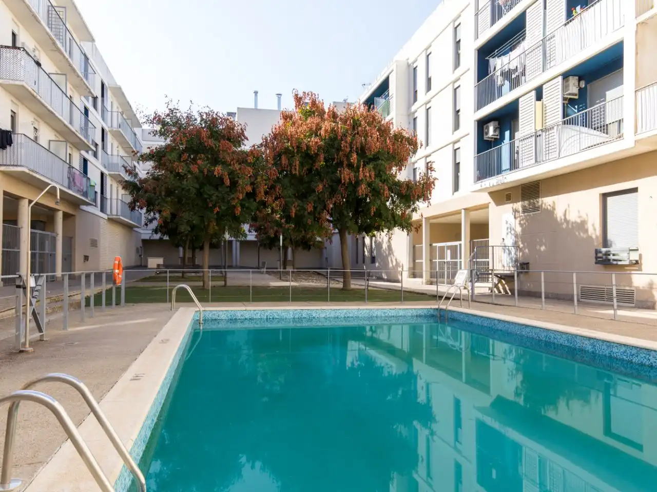 Swimming pool of Flat for rent in Zuera  with Air Conditioner, Heating and Terrace