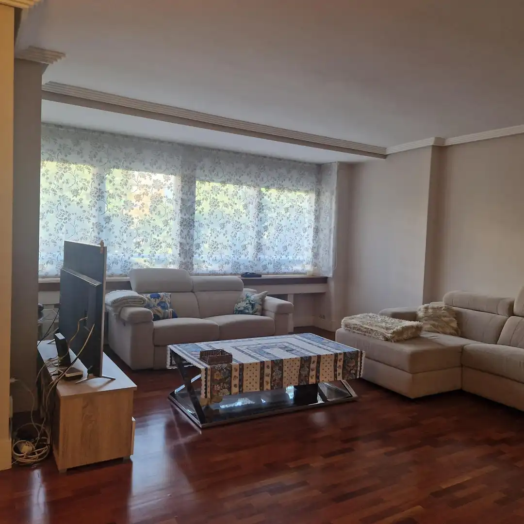 Living room of Flat for sale in Madrid  with Air Conditioner, Heating and Private garden