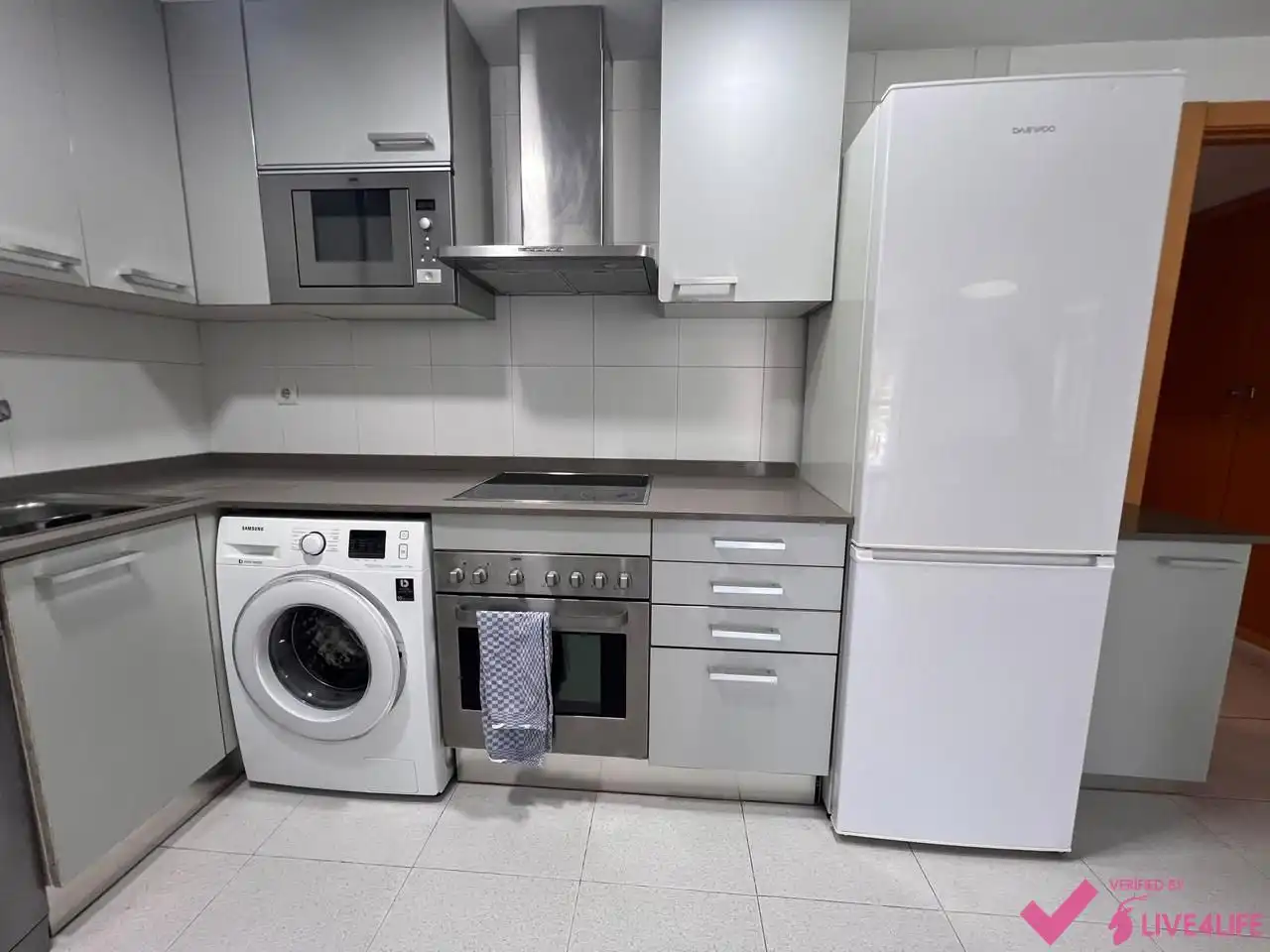 Cocina de Piso de alquiler en Valencia con Aire acondicionado y Amueblado
