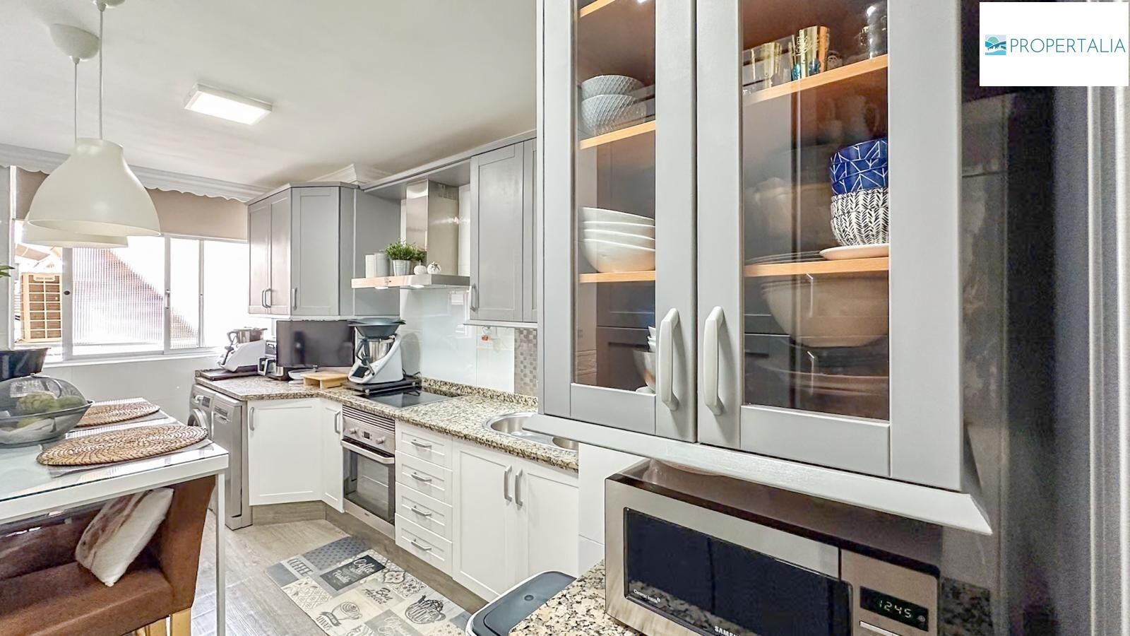 Kitchen of Flat for sale in Málaga Capital  with Air Conditioner, Heating and Terrace