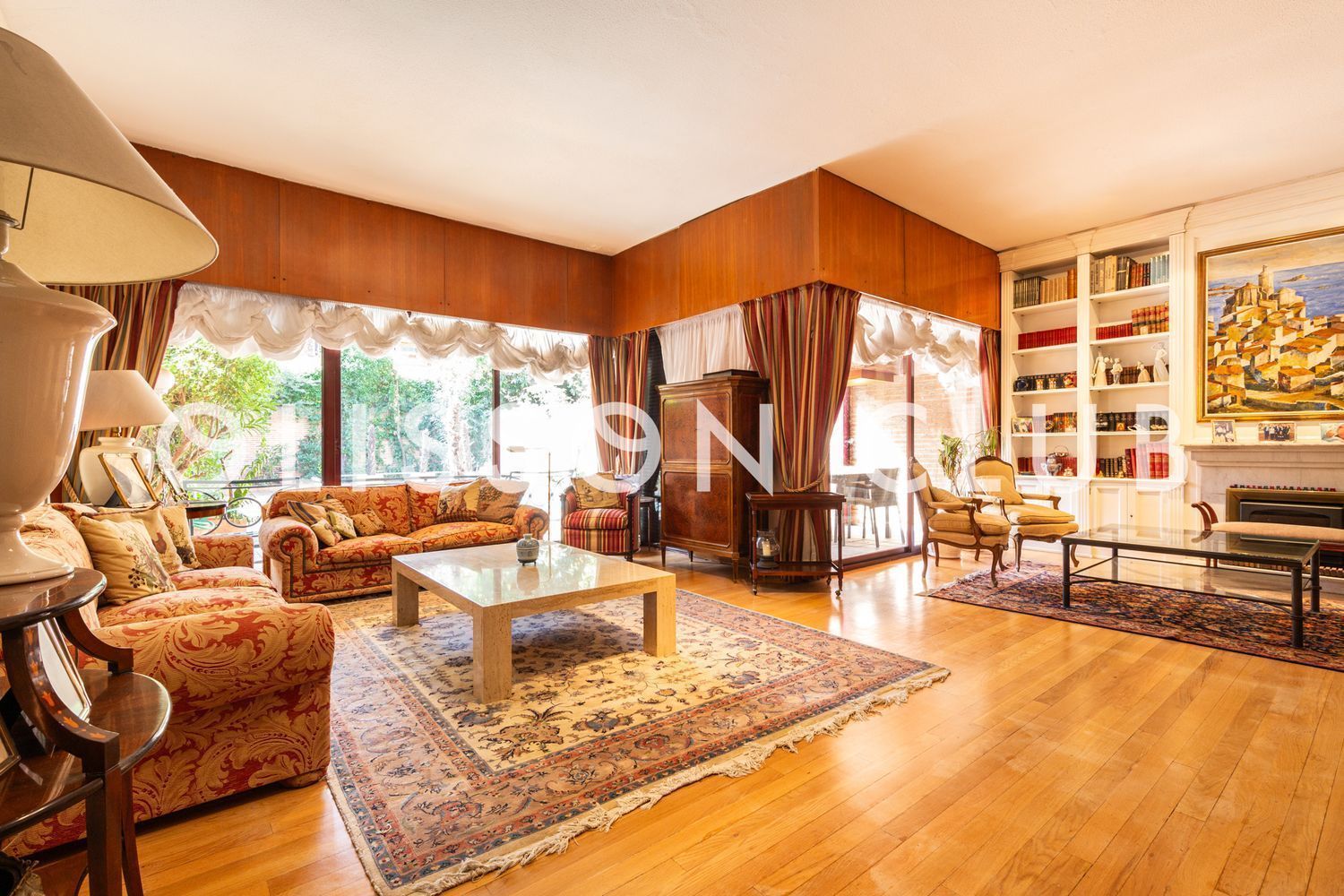 Living room of Single-family semi-detached for sale in  Madrid Capital  with Heating and Storage room