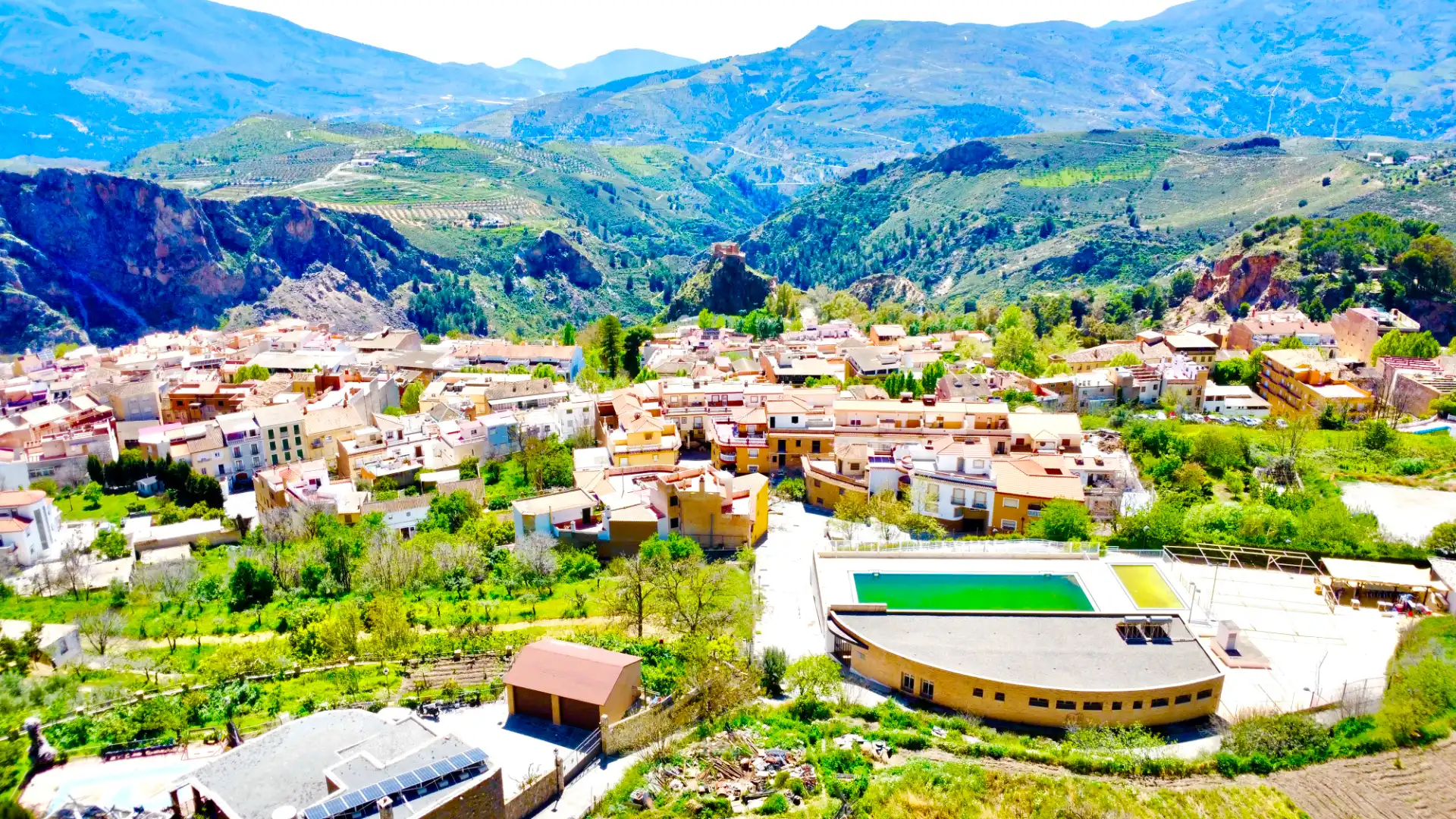 Vista exterior de Casa o chalet en venta en Lanjarón con Jardín privado y Amueblado