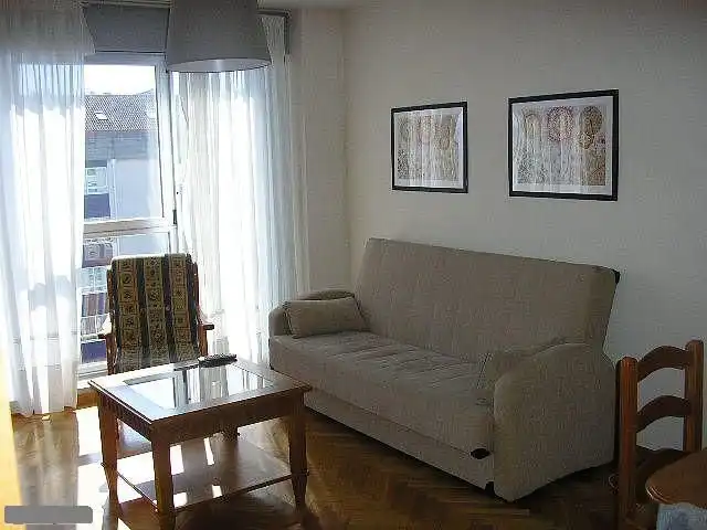 Living room of Flat for rent in Ferrol  with Heating, Parquet flooring and Storage room