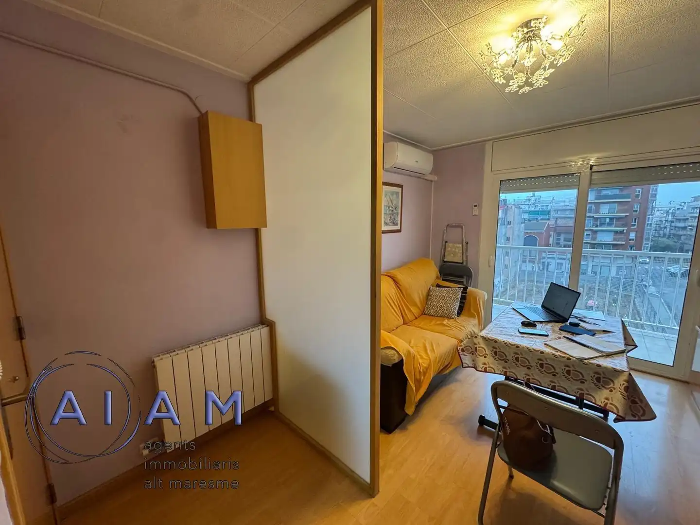 Bedroom of Flat for sale in Pineda de Mar  with Air Conditioner, Heating and Parquet flooring