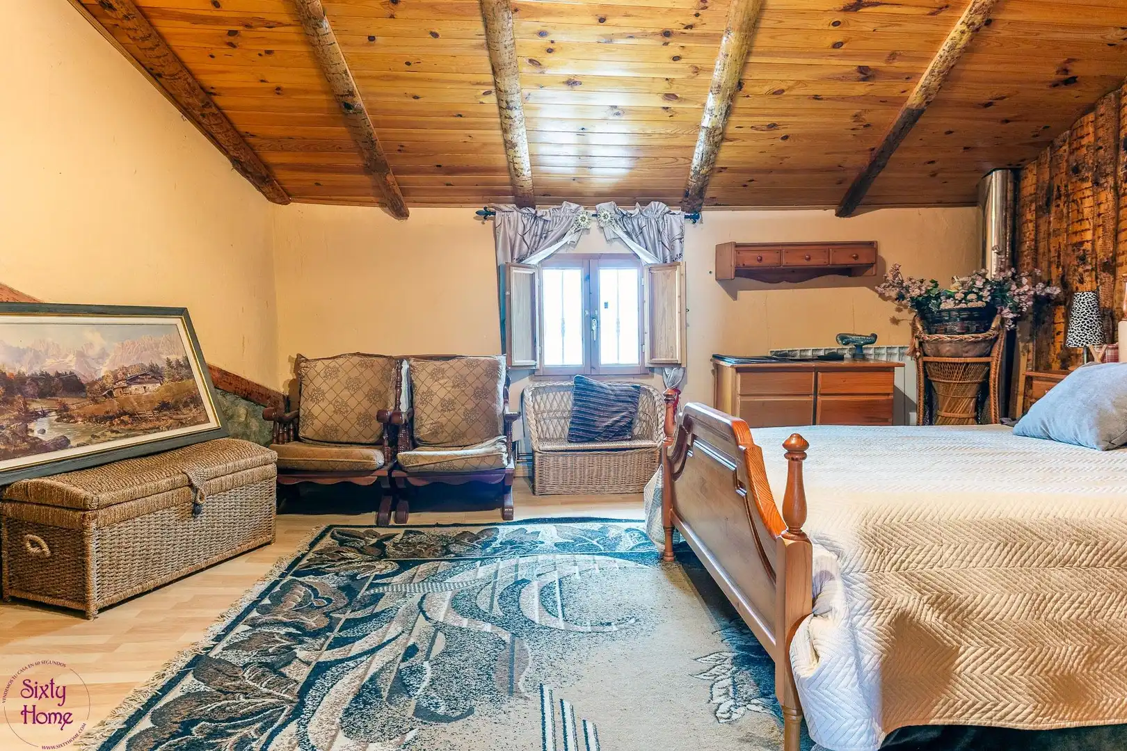 Bedroom of Houses for sale in Castiliscar  with Furnished