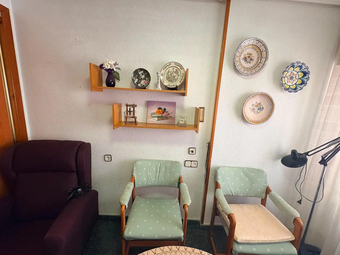 Living room of Flat for sale in Almansa  with Heating, Terrace and Storage room