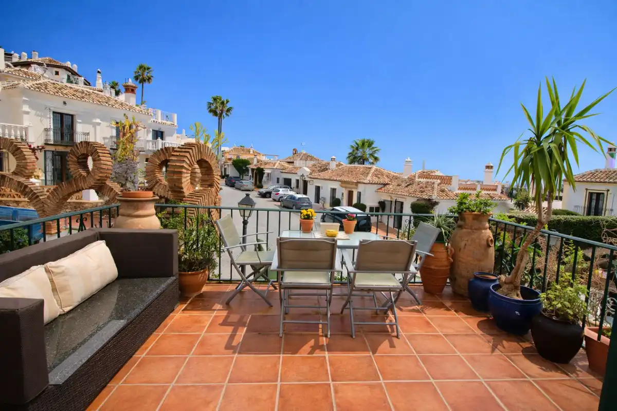 Terraza de Casa adosada en venta en Mijas con Calefacción, Terraza y Piscina