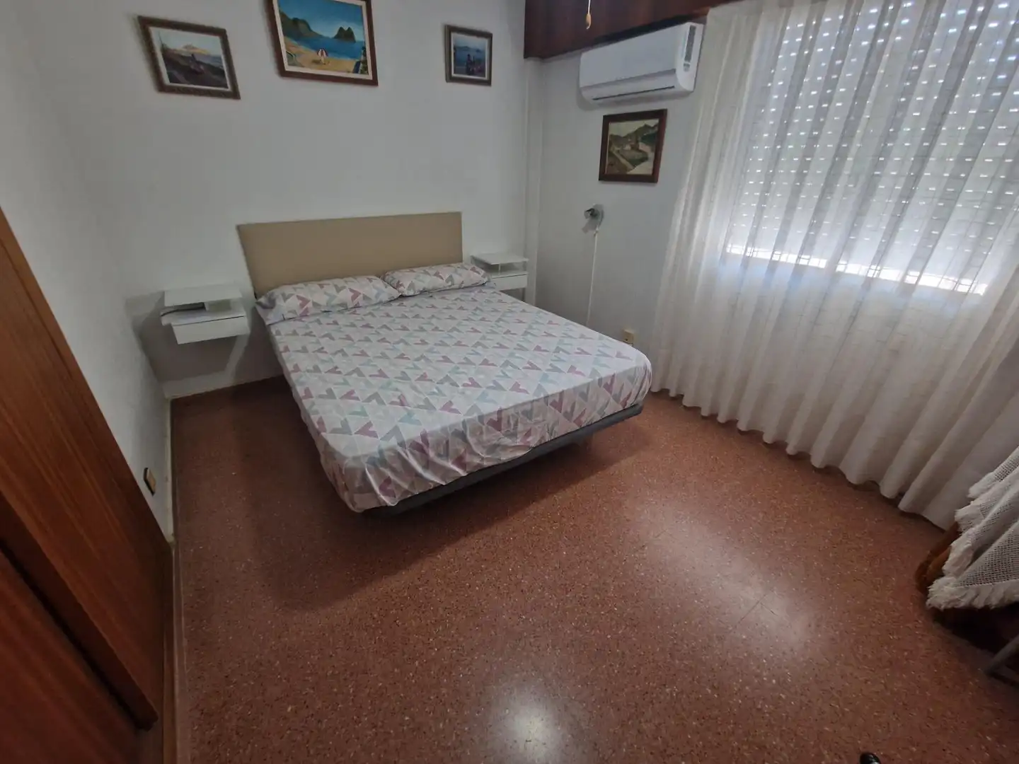 Bedroom of Flat for sale in Águilas  with Air Conditioner, Furnished and Balcony