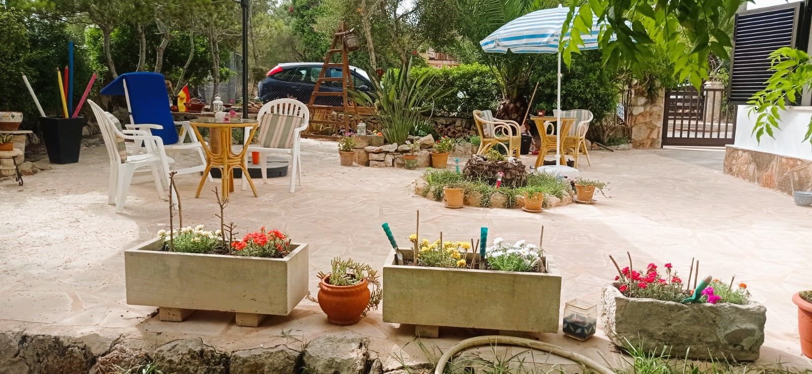 Jardí de Casa adosada en venda en Santanyí
