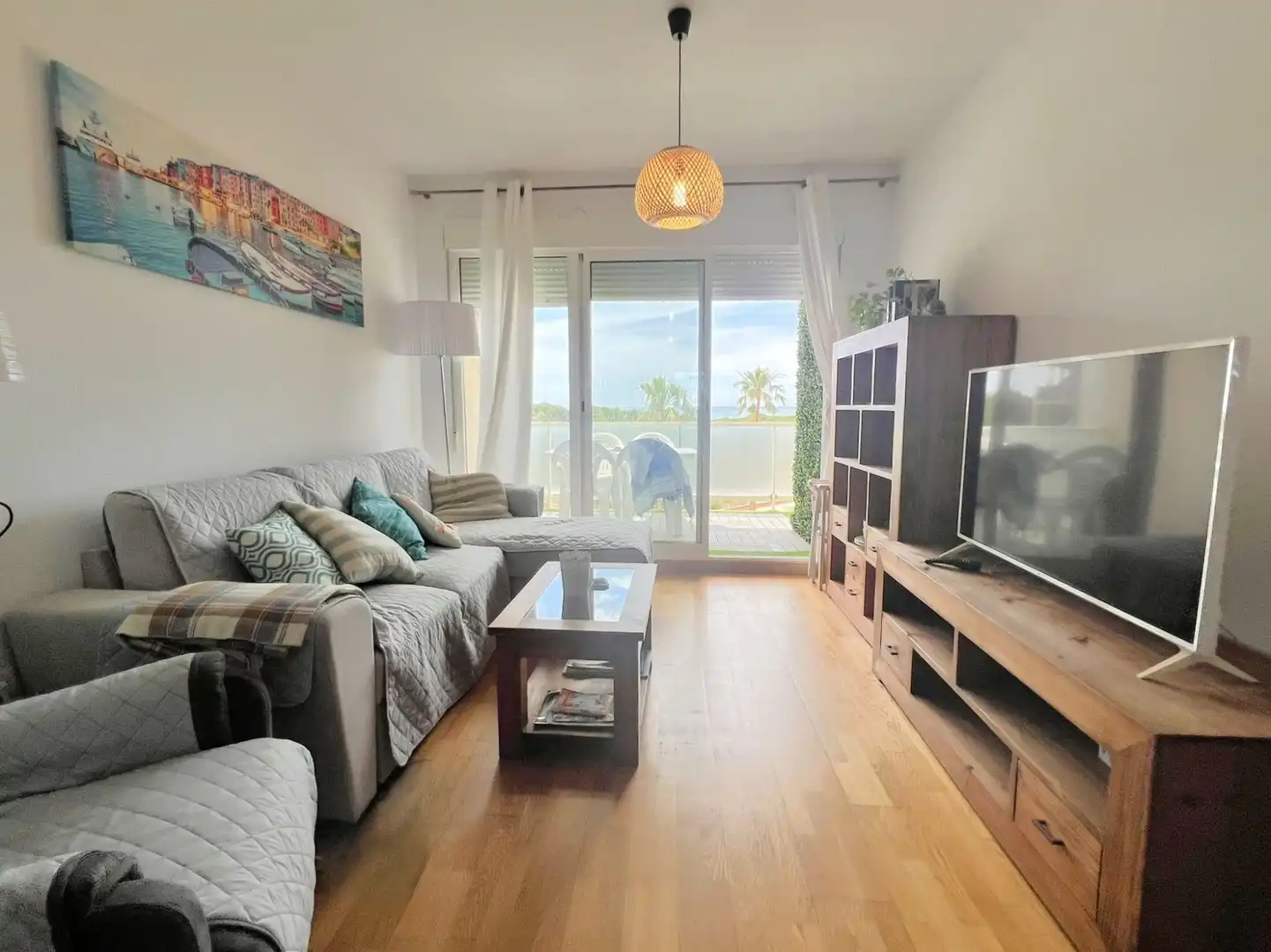 Sala de estar de Apartamento en venta en Isla Cristina con Aire acondicionado, Calefacción y Terraza