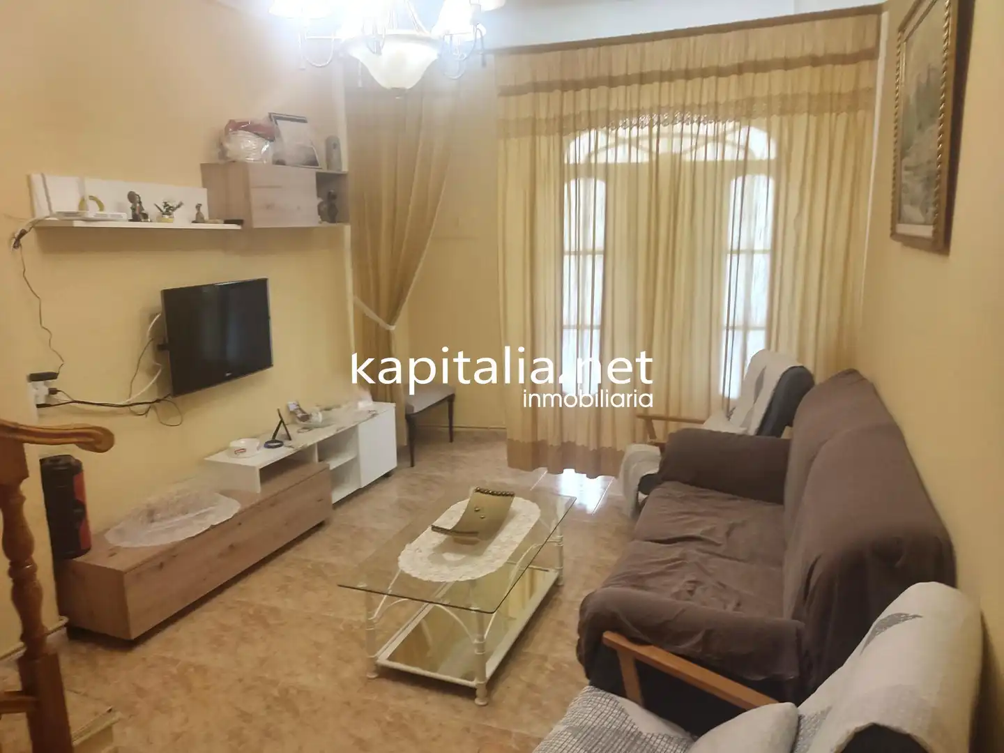 Sala d'estar de Casa o xalet en venda en Ontinyent amb Balcó