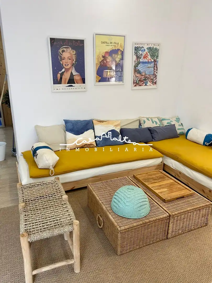 Sala de estar de Loft de alquiler en Altea con Aire acondicionado y Amueblado